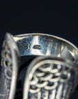 Sterling Silver Angel Wings Ring