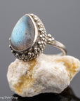 Sterling Silver Labradorite Ring