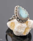Sterling Silver Labradorite Ring