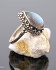 Sterling Silver Labradorite Ring