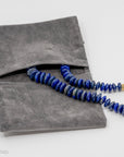 Natural Lapis Lazuli Choker Necklace with 14k clasp