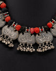 Adjustable Vintage Amulet Necklace from Rajasthan, India