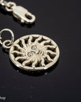 Sterling Silver Ribbon Turquoise Pendant