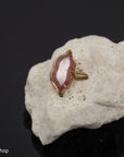 14k Pink Sapphire Lips Charm