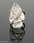 Adjustable Sterling Silver Arrowhead Wrap Ring