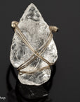 Adjustable Sterling Silver Arrowhead Wrap Ring