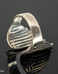 Sterling Silver Angel Wings Ring