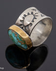 Sterling Silver Sonoran Gold Turquoise Ring