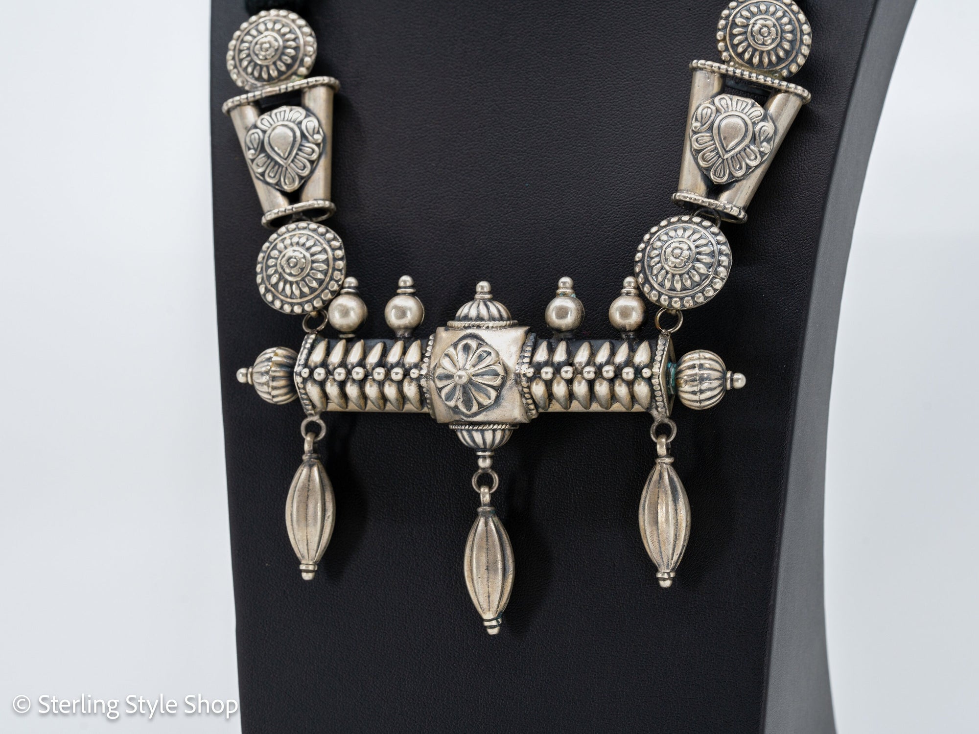Adjustable Sterling Silver Necklace from India