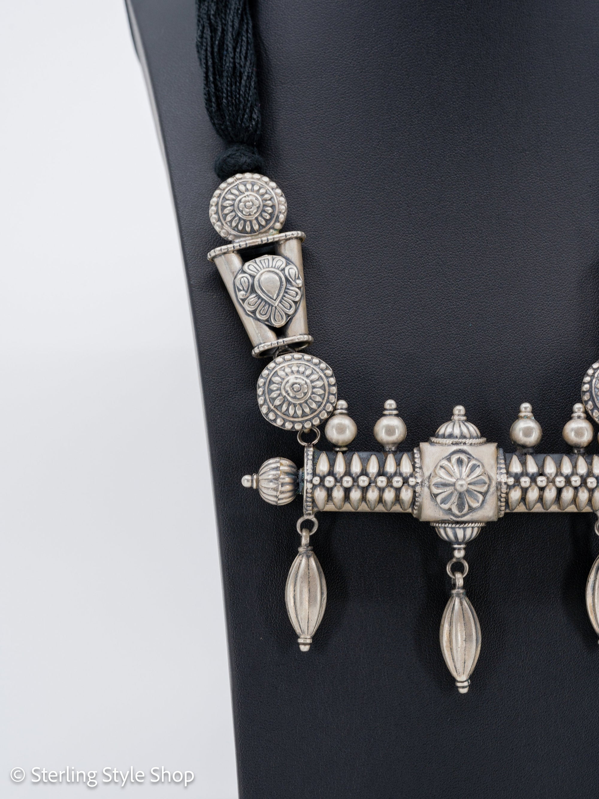 Adjustable Sterling Silver Necklace from India