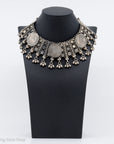 Vintage Silver Coin necklace from India