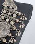 Vintage Silver Coin necklace from India