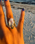 18K Yellow Gold Freshwater Pearl Ring