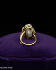 18K Yellow Gold Freshwater Pearl Ring
