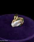 18K Yellow Gold Freshwater Pearl Ring