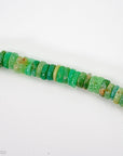 15.5" Emerald Pink Sapphire Chrysoprase Beaded Necklace