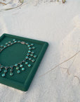 Federico Jimenez Turquoise Statement Necklace in Sterling Silver