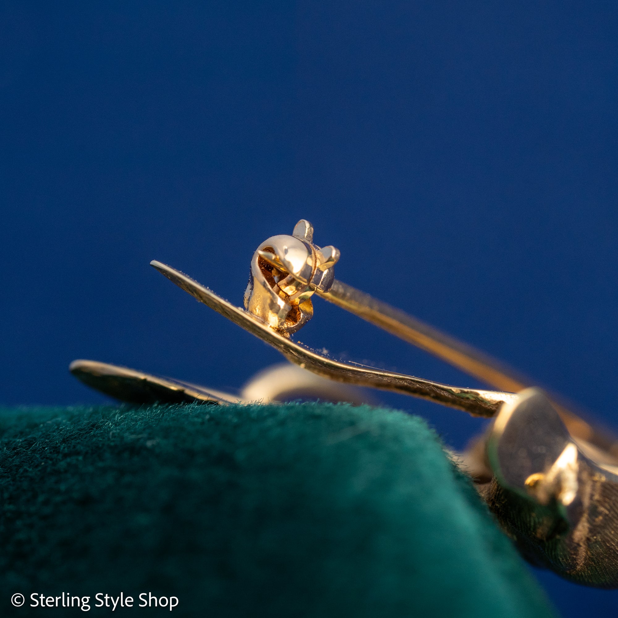 Vintage 14K Gold Flying Geese Brooch Pendant | Convertible Brooch Necklace