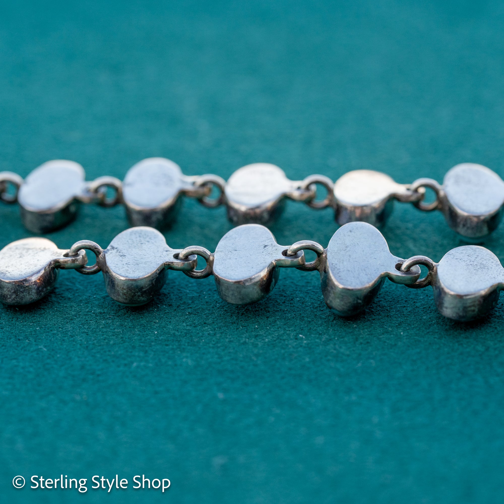 Federico Jimenez Long Turquoise Drop Earrings, Spiderweb No 8 Kingman Turquoise Sterling Silver Shoulder Dusters