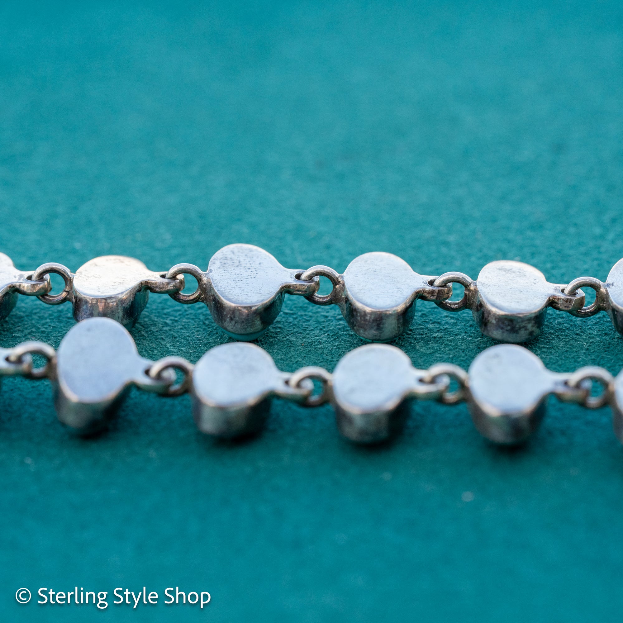 Federico Jimenez Long Turquoise Drop Earrings, Spiderweb No 8 Kingman Turquoise Sterling Silver Shoulder Dusters