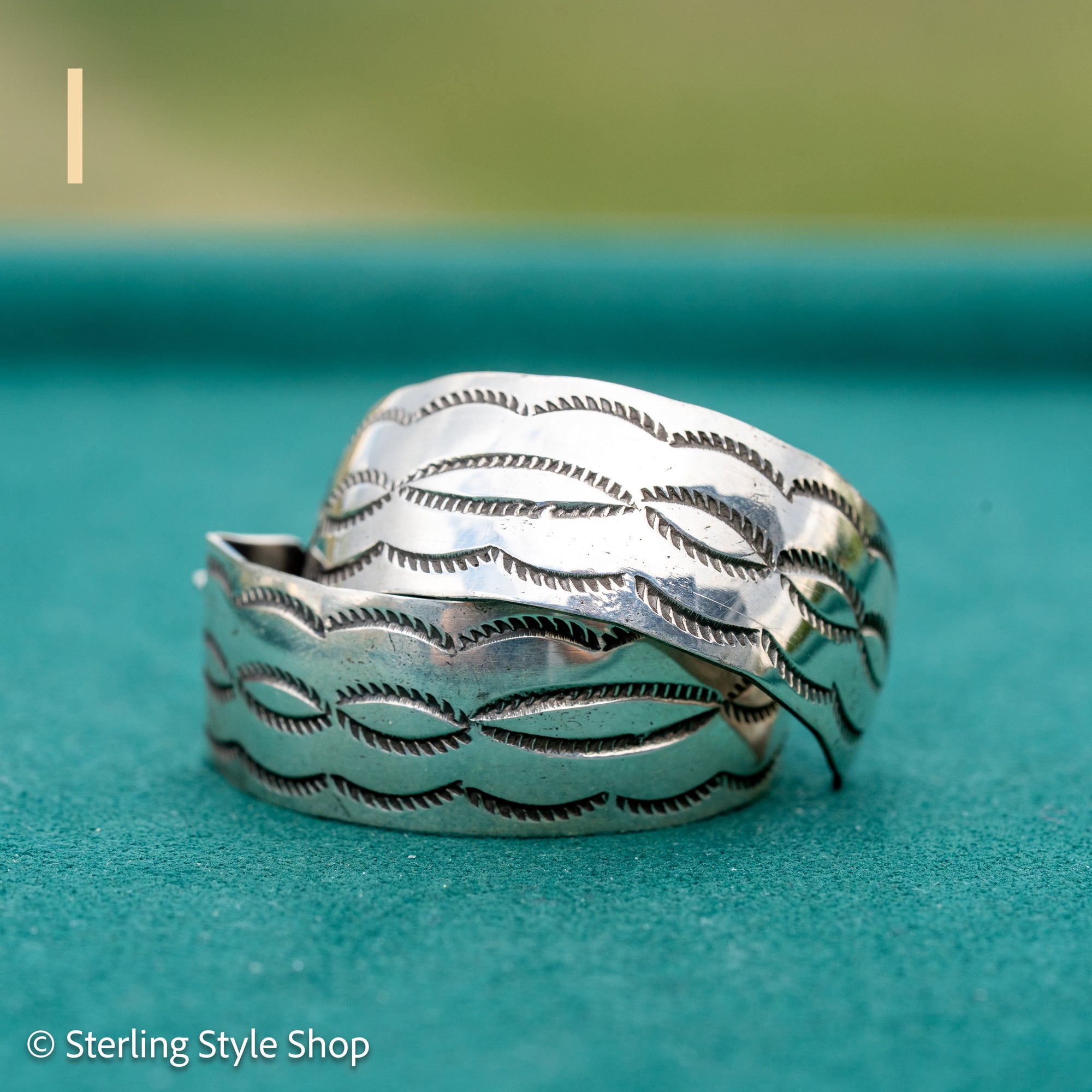 Sterling Silver Shiny Half Hoop Earrings – Chimney Butte Studio by Juan Guerrero – Navajo Screw Back Hoops