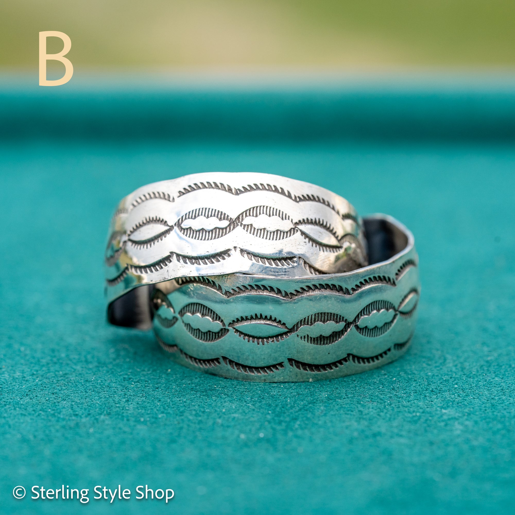 Sterling Silver Shiny Half Hoop Earrings – Chimney Butte Studio by Juan Guerrero – Navajo Screw Back Hoops