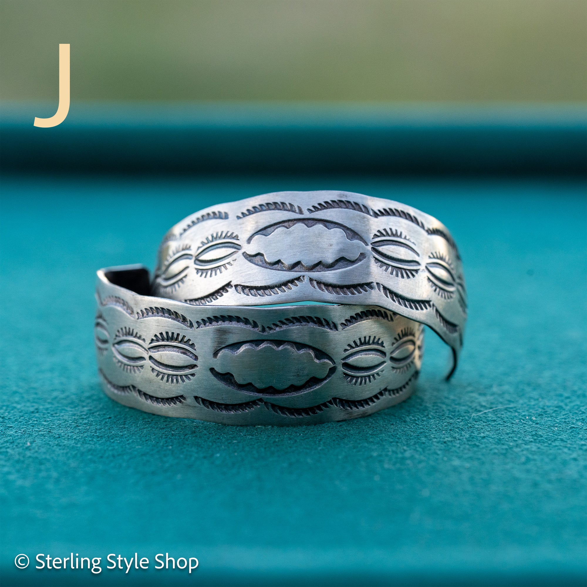 Sterling Silver Oxidized Half Hoop Earrings – Chimney Butte Studio by Juan Guerrero – Navajo Screw Back Hoops