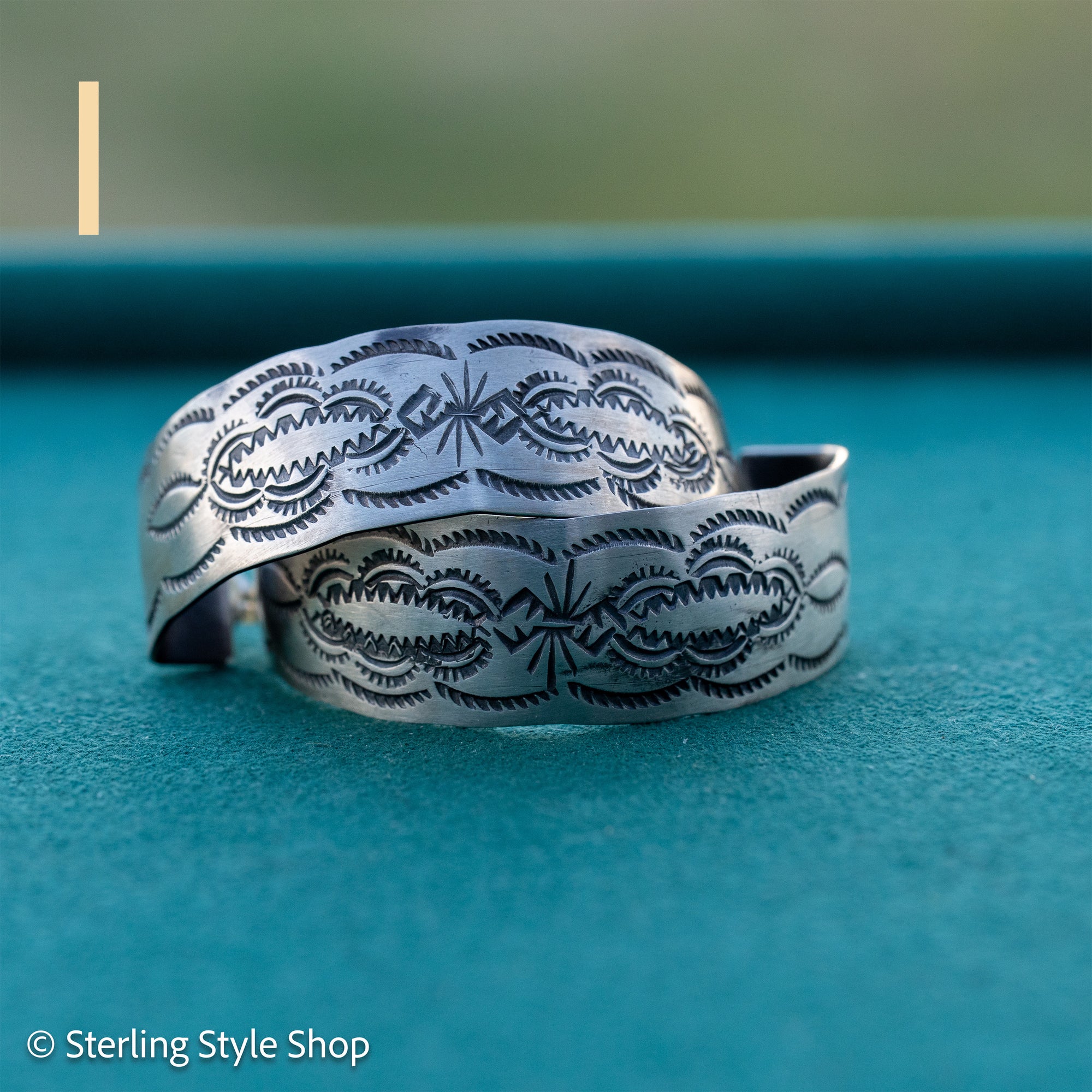 Sterling Silver Oxidized Half Hoop Earrings – Chimney Butte Studio by Juan Guerrero – Navajo Screw Back Hoops