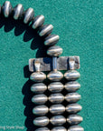 Ernest R Begay Candelaria Turquoise Necklace | 9mm Navajo Pearls | 286g Statement Necklace