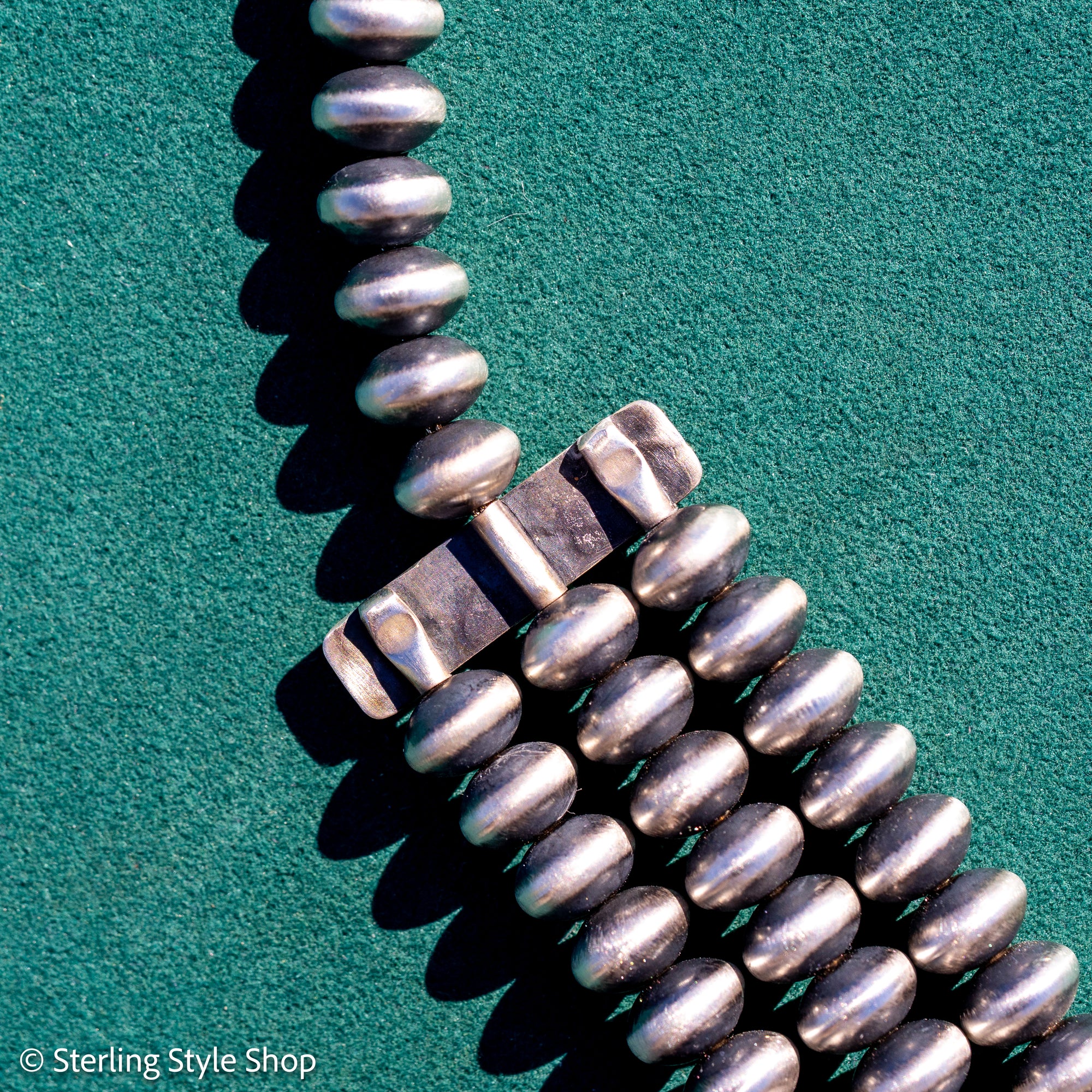 Ernest R Begay Candelaria Turquoise Necklace | 9mm Navajo Pearls | 286g Statement Necklace