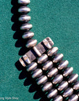 Ernest R Begay Candelaria Turquoise Necklace | 9mm Navajo Pearls | 286g Statement Necklace