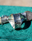 Alvin Yellowhorse Darling Darlene Turquoise & Sugilite Sterling Silver and 18K Gold Statement Ring
