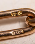 Victorian 9K Gold Albert Chain, Chester Hallmarked, Fetter Link, 41.36g
