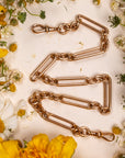 Victorian 9K Gold Albert Chain, Chester Hallmarked, Fetter Link, 41.36g