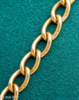 Antique 18K Gold Albert Watch Chain Necklace Birmingham 1913 T-Bar Dog Clasps