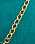 Antique 18K Gold Albert Watch Chain Necklace Birmingham 1913 T-Bar Dog Clasps