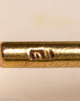 Antique Hallmarked 15ct Gold T-Bar Pendant for Watch Chain or Necklace Conversion
