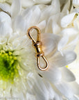Rare Antique 9 Carat Gold Double Dog Clip
