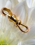 Rare Antique 9 Carat Gold Double Dog Clip