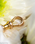 Rare Antique 9 Carat Gold Double Dog Clip