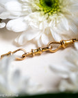 Rare Antique 9 Carat Gold Double Dog Clip