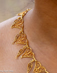 Antique French 18K Gold Filigree Necklace