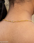 Antique French 18K Gold Filigree Necklace