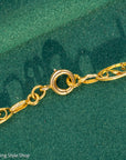 Antique French 18K Gold Filigree Necklace