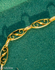 Antique French 18K Gold Filigree Necklace
