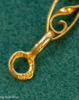 Antique French 18K Gold Filigree Necklace
