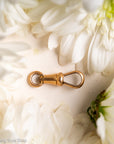 French 18 Karat Gold Dog Clip with Eagle Head Hallmark
