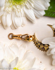 French 18 Karat Gold Dog Clip with Eagle Head Hallmark