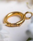 Antique French 18ct Gold Bolt Clasp with Eagle Hallmark