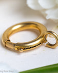 Antique French 18ct Gold Bolt Clasp with Eagle Hallmark